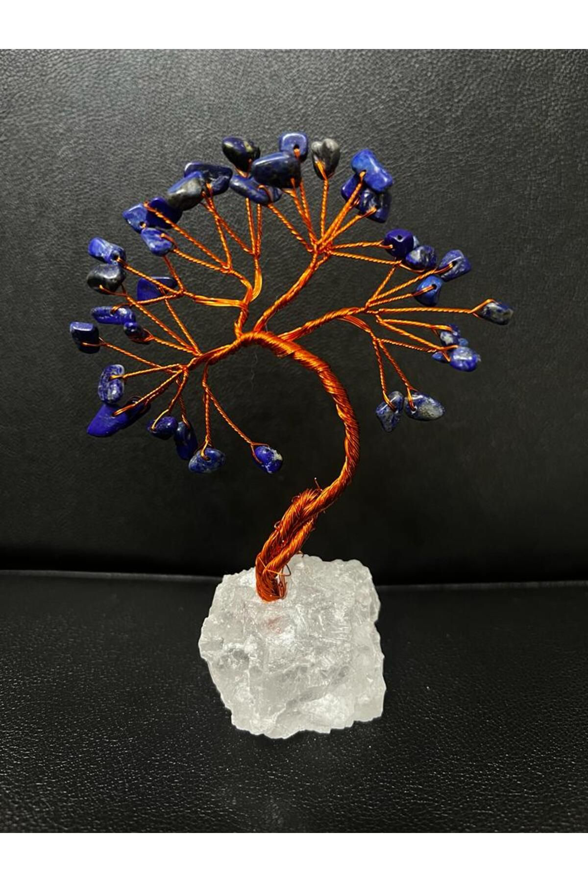 Gümüştel El Sanatlari Sertifikalı Taş Hayat Ağacı Biblo El Yapımı