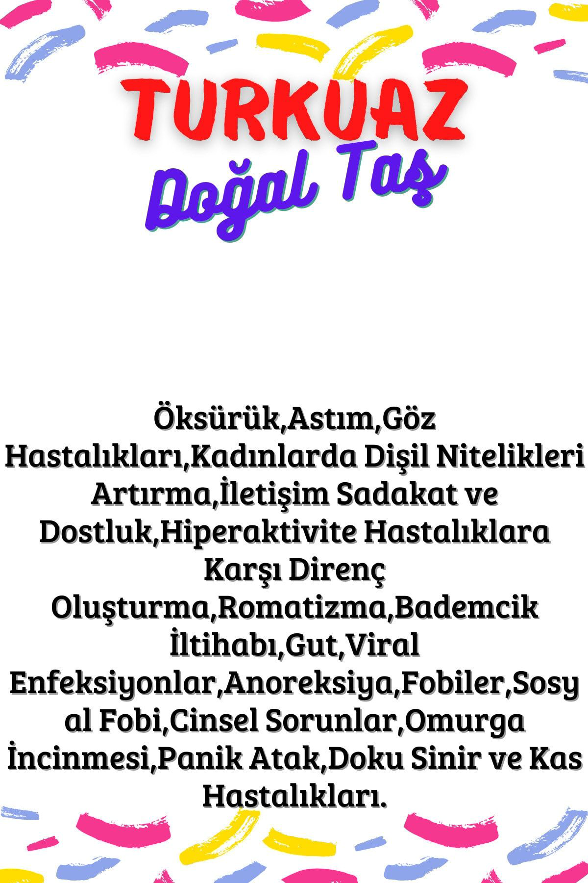 Sertifikalı Tüp Şişelerde Kırık Doğal Taşlar (TURKUAZ TAŞI DELİKL