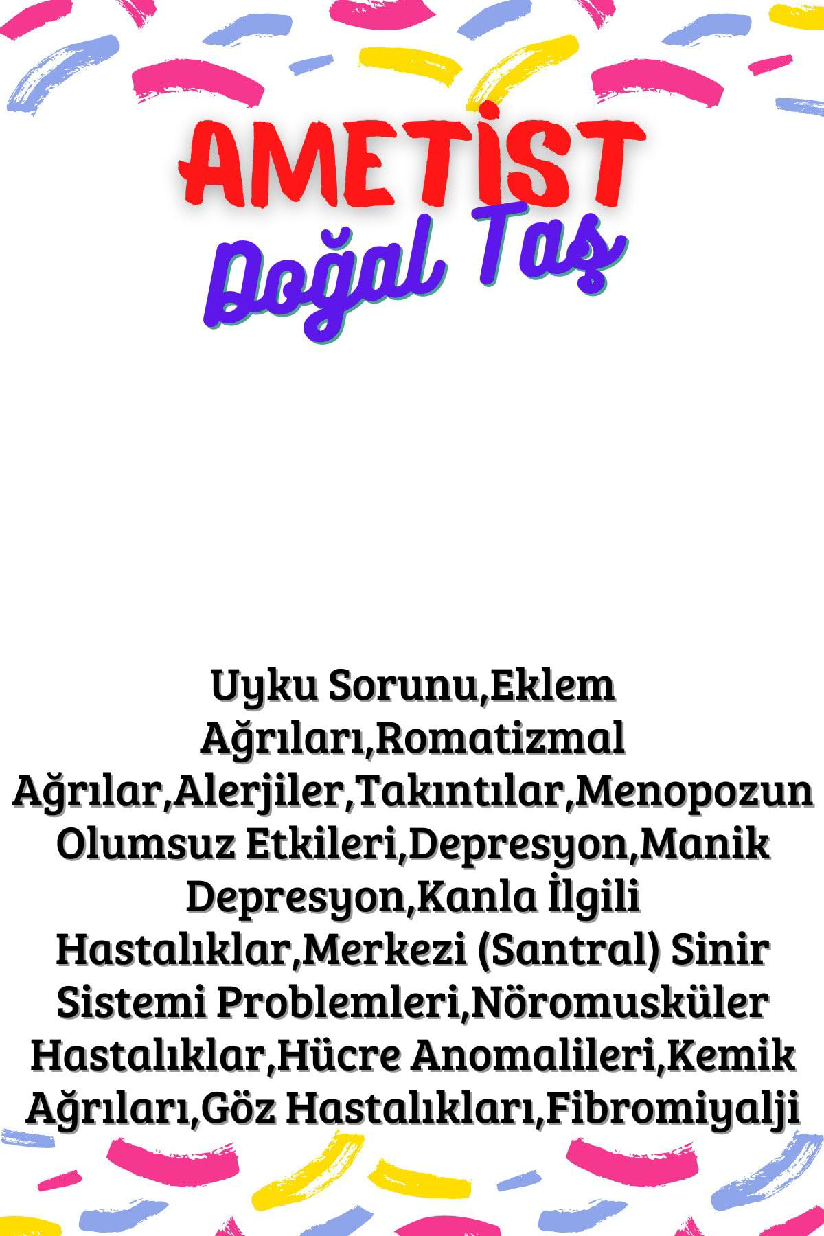 Sertifikalı Tüp Şişelerde Kırık Doğal Taşlar (AMETİST TAŞI DELİKL