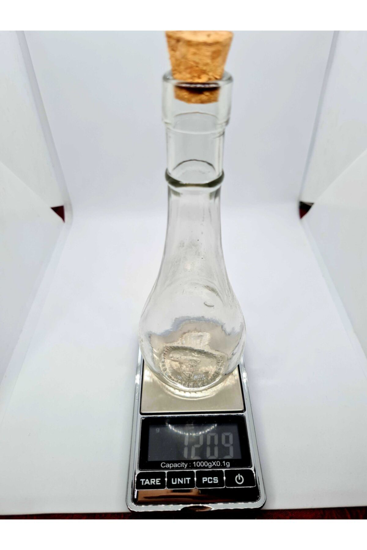 Sertifikalı Tüp Şişede Karışık Doğal Taş 15x5 Cm Delikli Doğal Ta