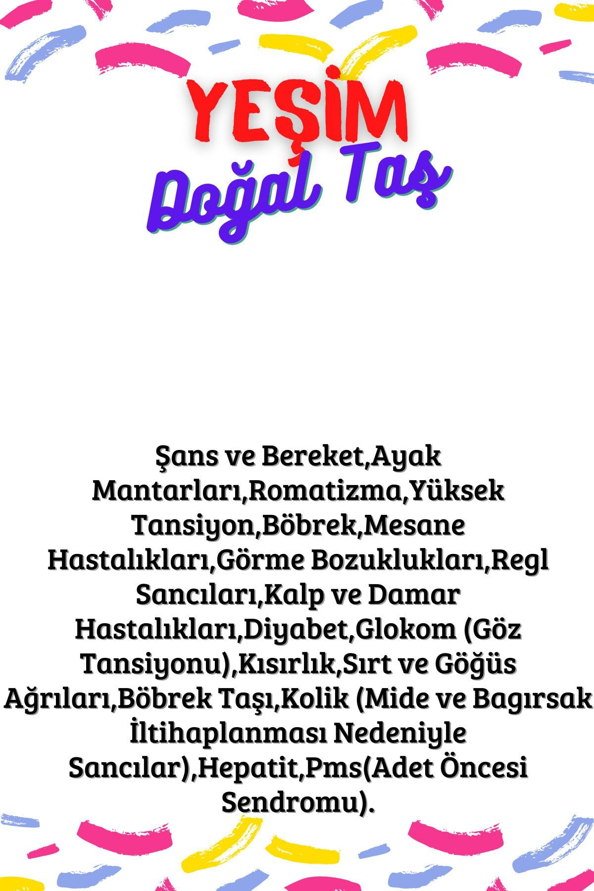 Sertifikalı Tüp Şişelerde Kırık Doğal Taşlar (YEŞİM TAŞI DELİKLİ)