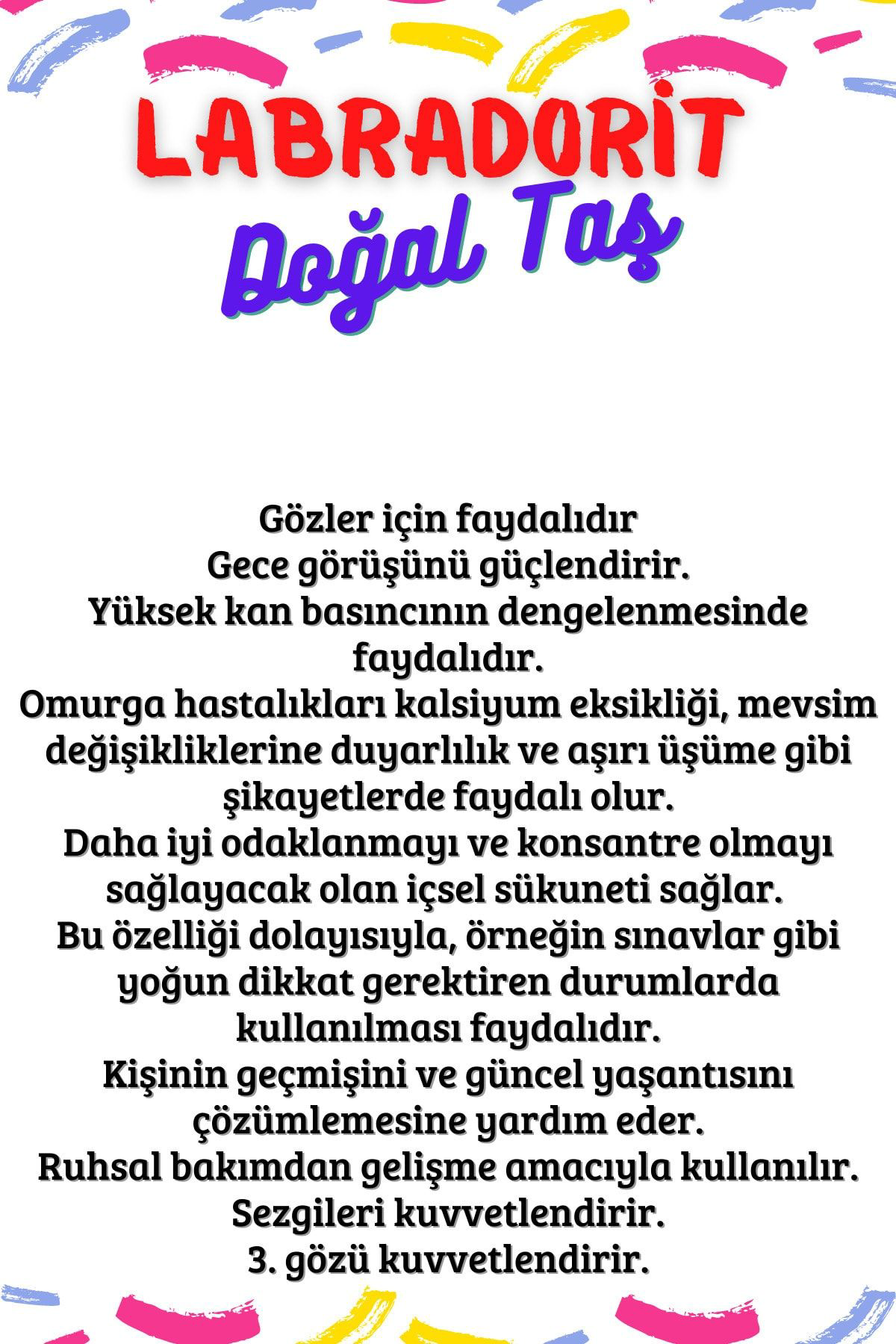 Sertifikalı Tüp Şişelerde Kırık Doğal Taşlar (LABRADORİT TAŞI DEL
