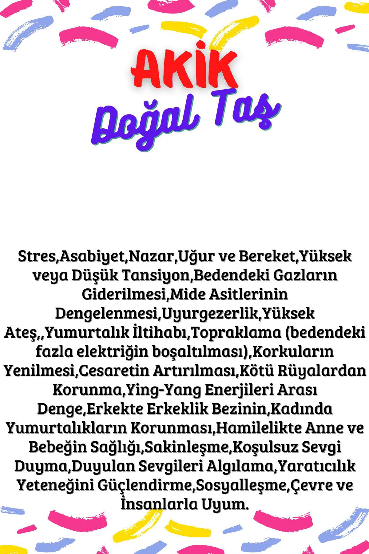 Sertifikalı Tüp Şişelerde Kırık Doğal Taşlar (AKİK TAŞI DELİKLİ) 