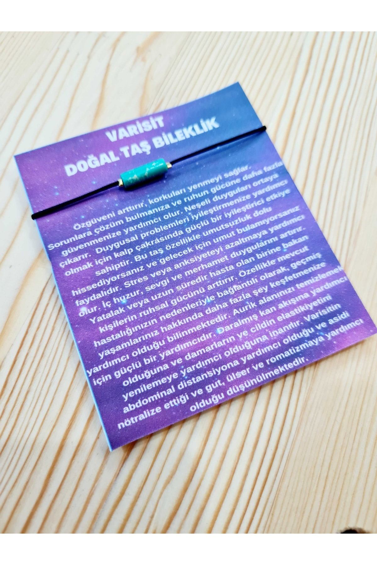 Sertifikalı Varisit Doğal Taş Bileklik Sertifikalı Varisit Doğal Taş Bileklik