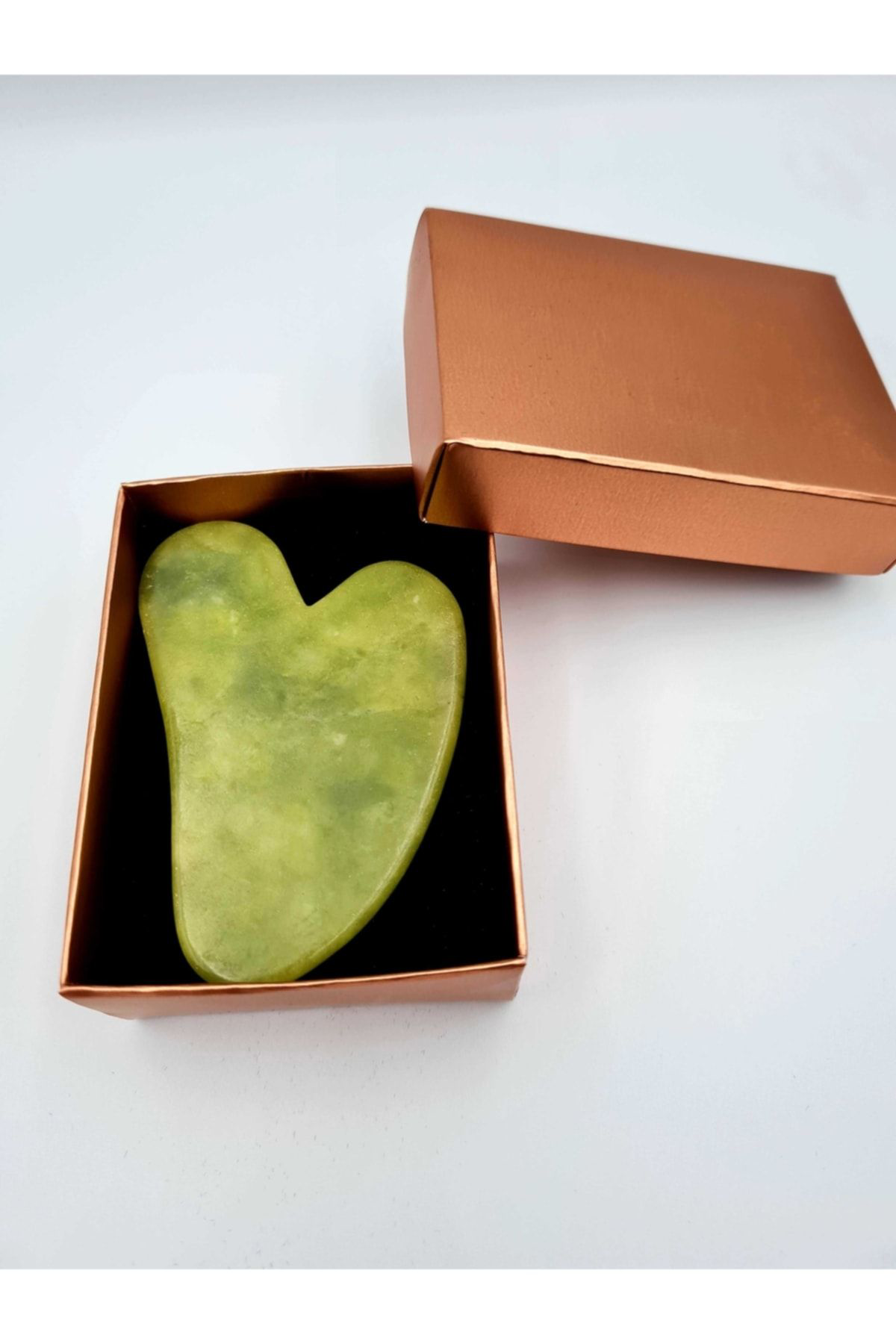Sertifikalı Yeşim Taşı Orijinal Doğal Taş Gua Sha Masaj Taşı