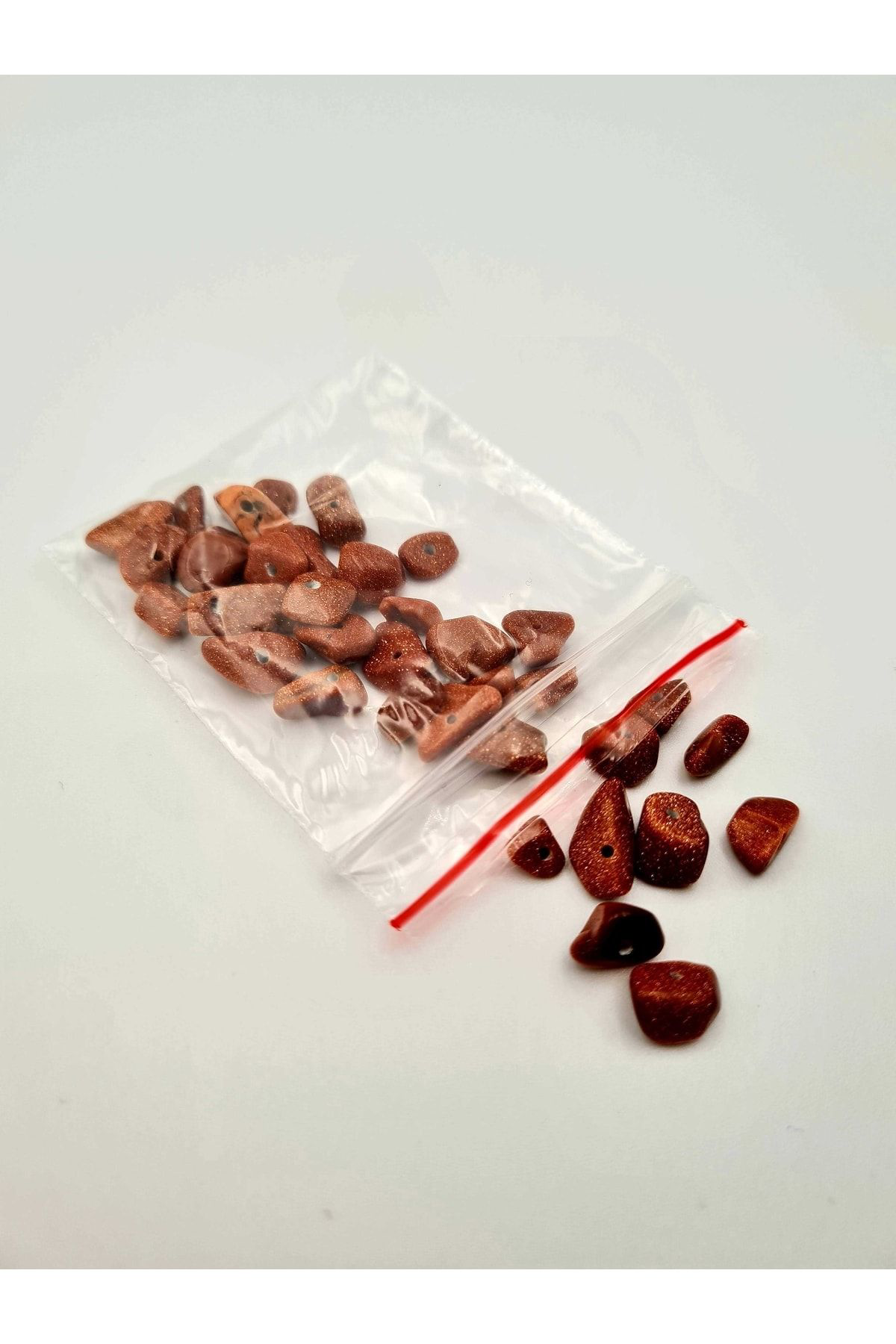 Gümüştel El Sanatlari Sertifikali Yildiz Kirik Doğal Taş - 10 Gr Delikli Doğal Taş
