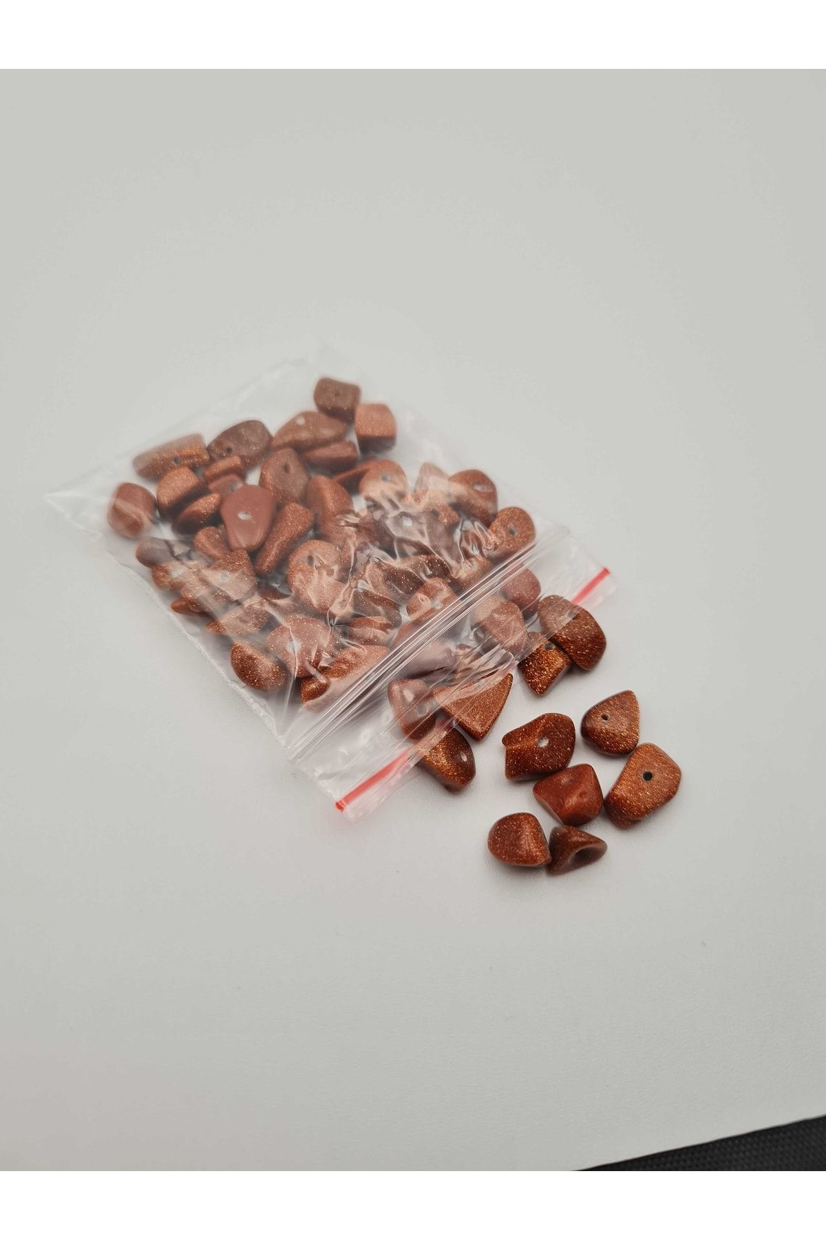 Gümüştel El Sanatlari Sertifikali Yildiz Kirik Doğal Taş - 20 Gr Delikli