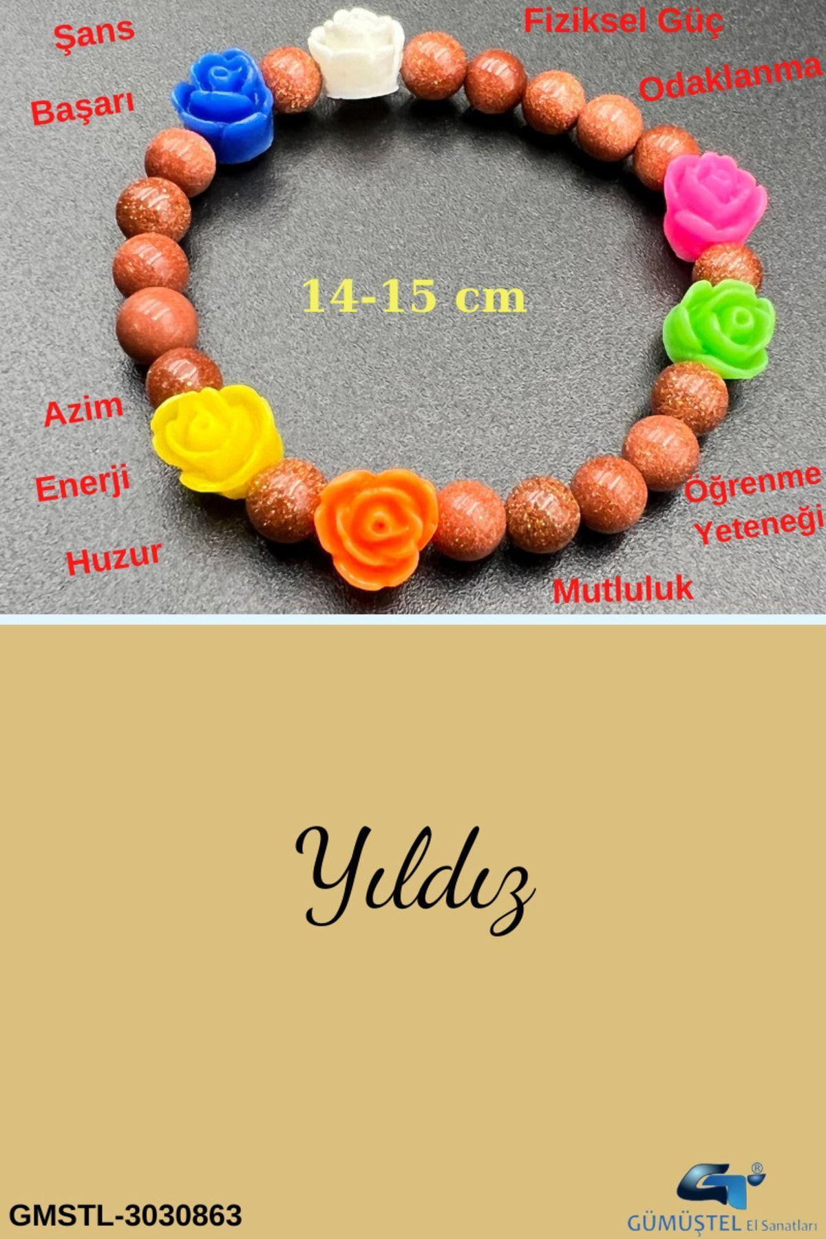 Sertifikalı Yıldız Doğal Taş Çocuk Bilekliği Sertifikalı Yıldız Doğal Taş Çocuk Bilekliği