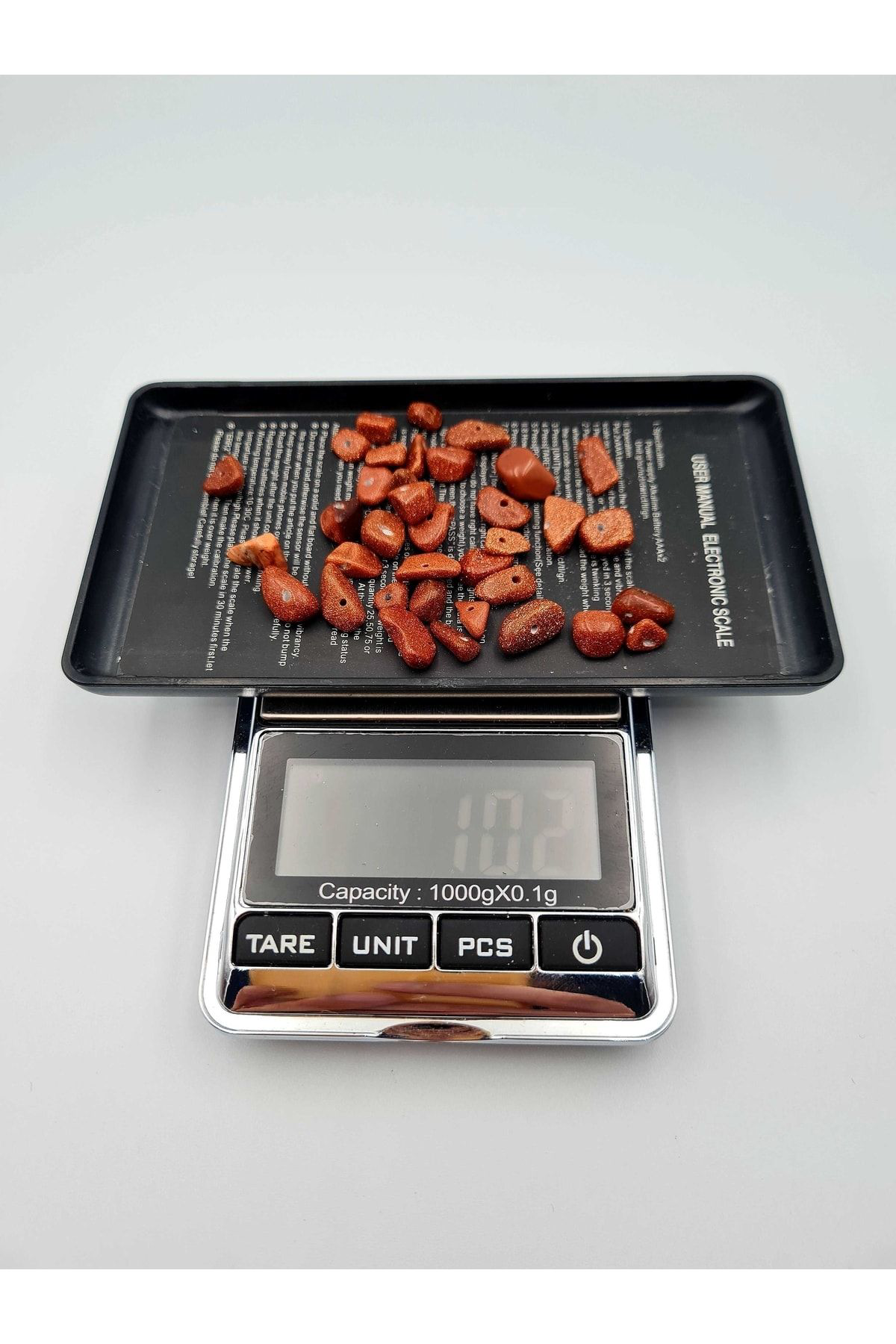 Sertifikalı Yıldız Kırık Doğal Taş - 10 gr Delikli Doğal Taş