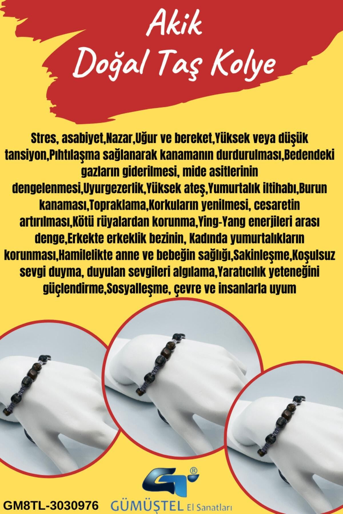 Sertifikalı Yosunlu Akik Doğal Taş El Yapımı Bileklik Asansörlü K