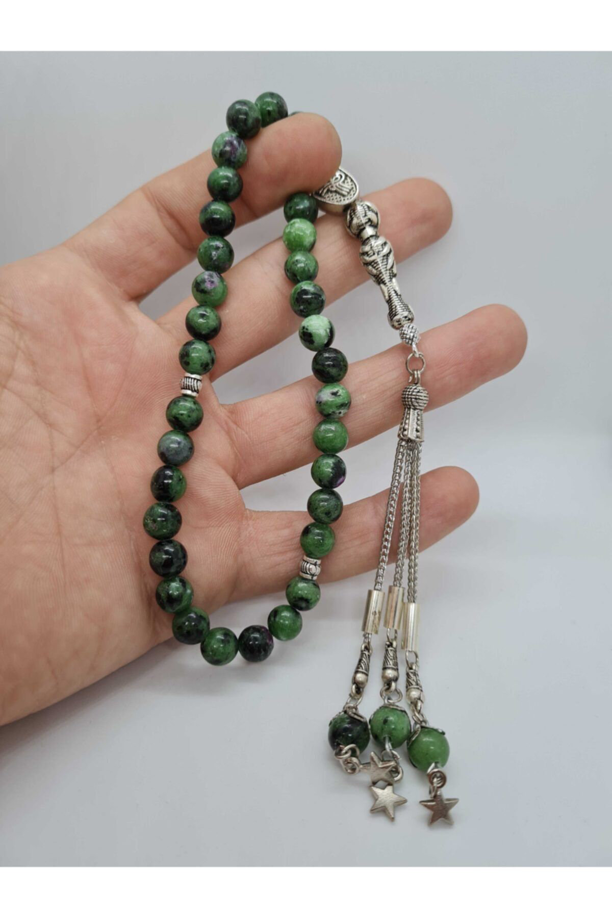 Sertifikalı Zeosit Doğal Taş Tesbih Aaa Kalite 8mm Sertifikalı Zeosit Doğal Taş Tesbih Aaa Kalite 8mm