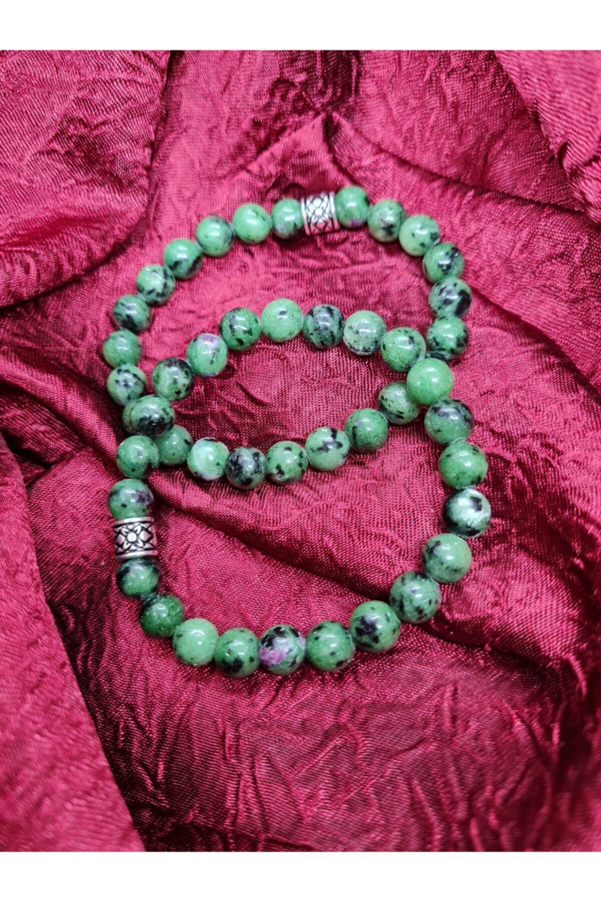Sertifikalı Zeosit Doğal Taş Bileklik 8mm Aaa Kalite
