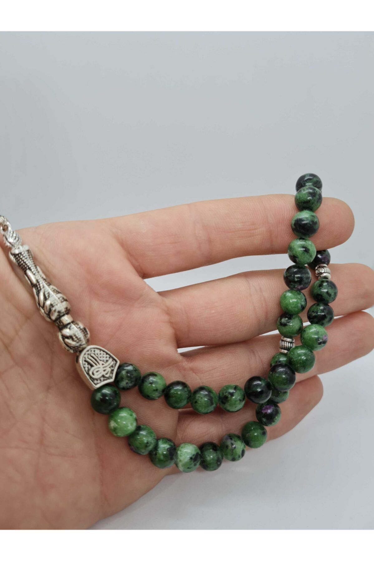 Sertifikalı Zeosit Doğal Taş Tesbih Aaa Kalite 8mm Sertifikalı Zeosit Doğal Taş Tesbih Aaa Kalite 8mm