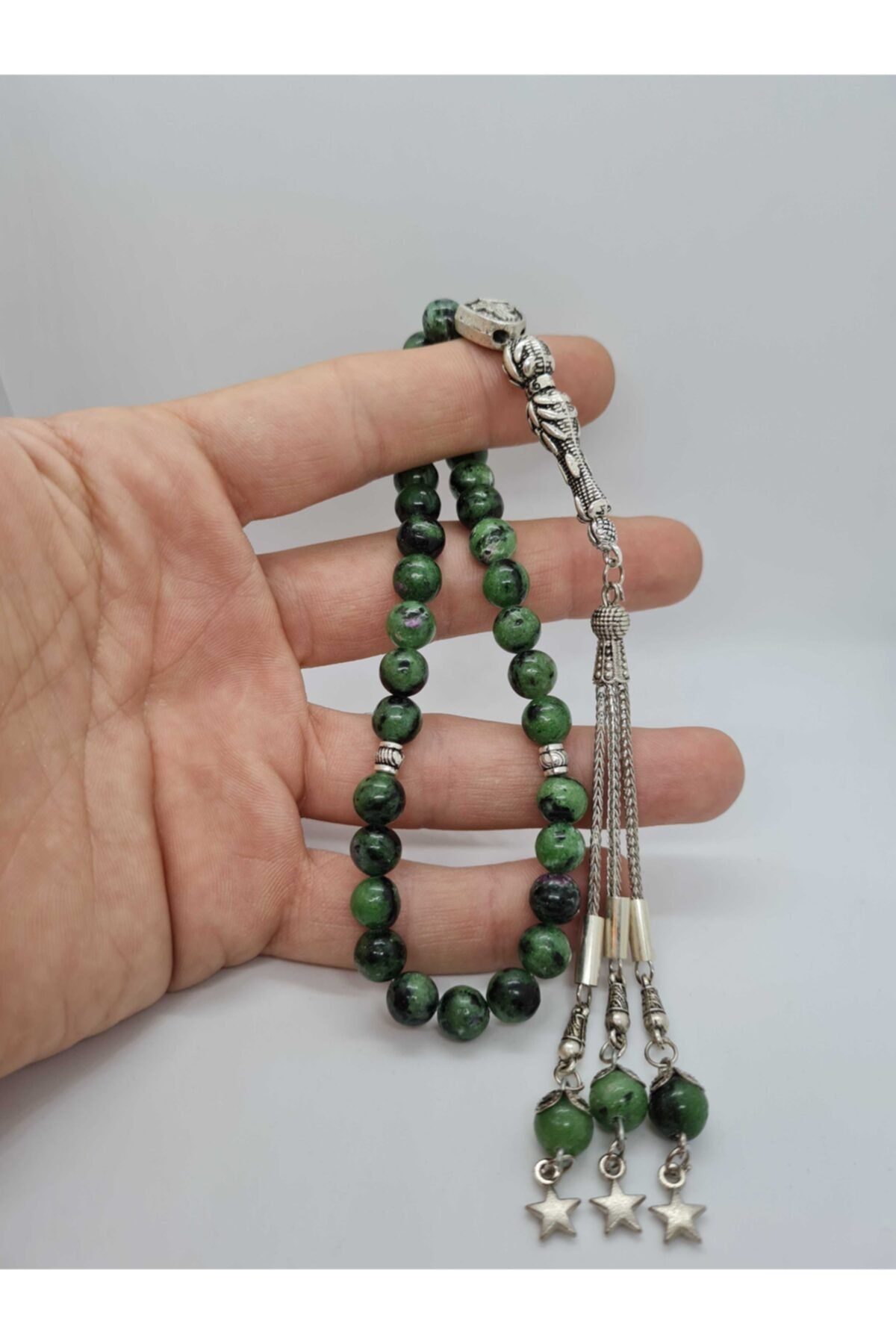Sertifikalı Zeosit Doğal Taş Tesbih Aaa Kalite 8mm Sertifikalı Zeosit Doğal Taş Tesbih Aaa Kalite 8mm
