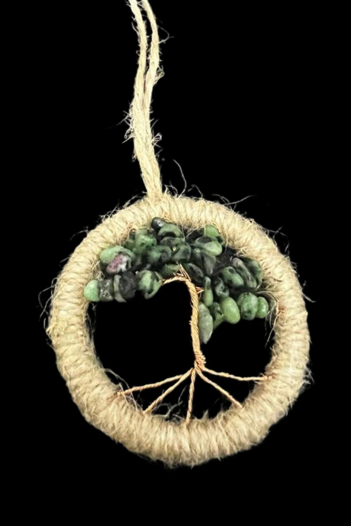 Sertifikalı Zümrüt Doğal Taş El Yapımı Duvar Süsü & Araba Süsü & 