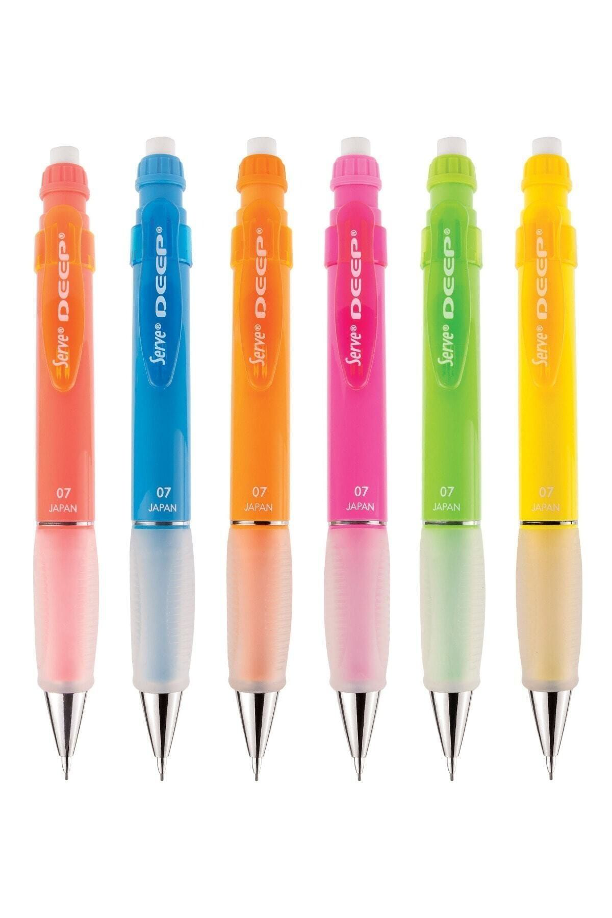 Serve  Deep 0.7 Mm. Mekanik Kurşun Kalem Fosforlu Yeşil