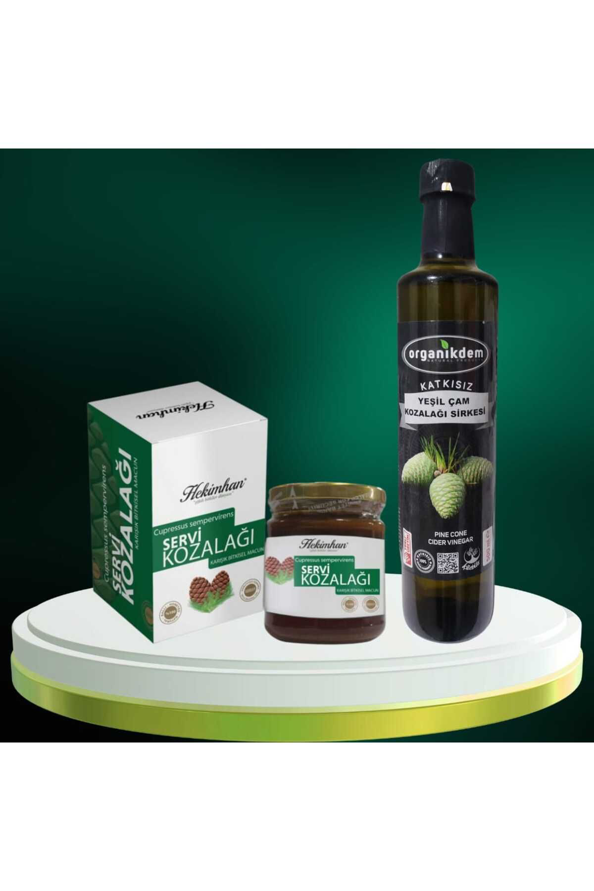 Çare Burada Servi Kozalağı Macunu Ve Çam Kozalağı Sirkesi ( İçin )