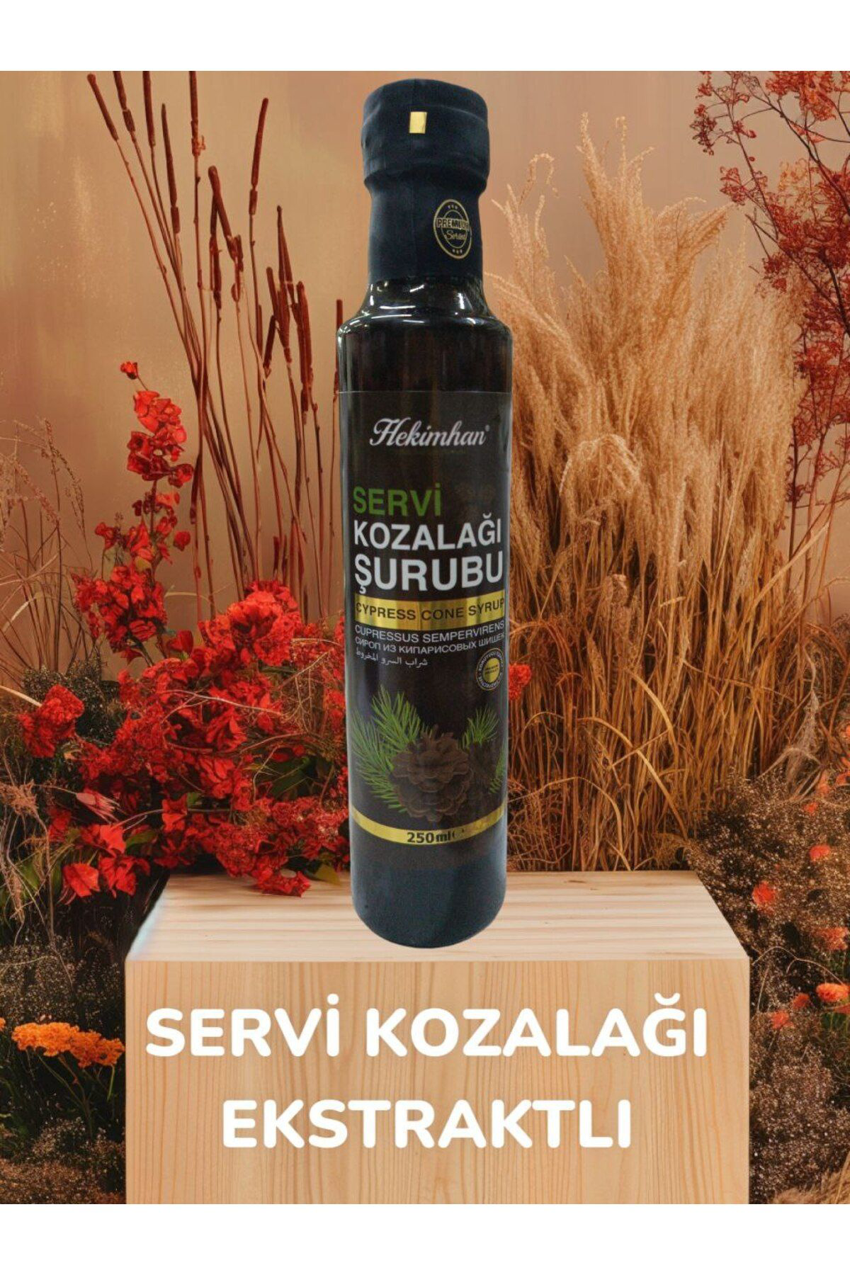 Servi Kozalağı Şurubu Ekstkaktlı 250 ml