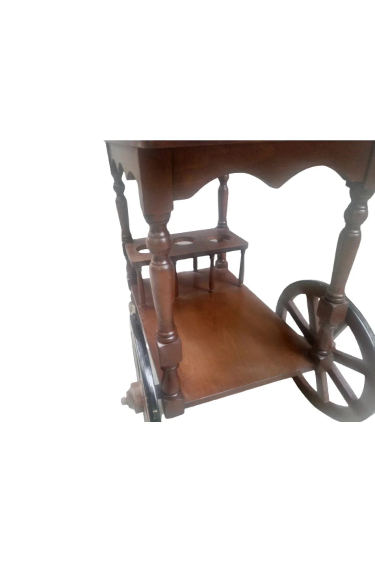 Servis Araba sehpa 19394 Büyük Teker Model Kayın Natüre ceviz Boya Yemek Dağıtım Servis Araba sehpa 19394 Büyük Teker Model Kayın Natüre ceviz Boya Yemek Dağıtım - Görsel 8