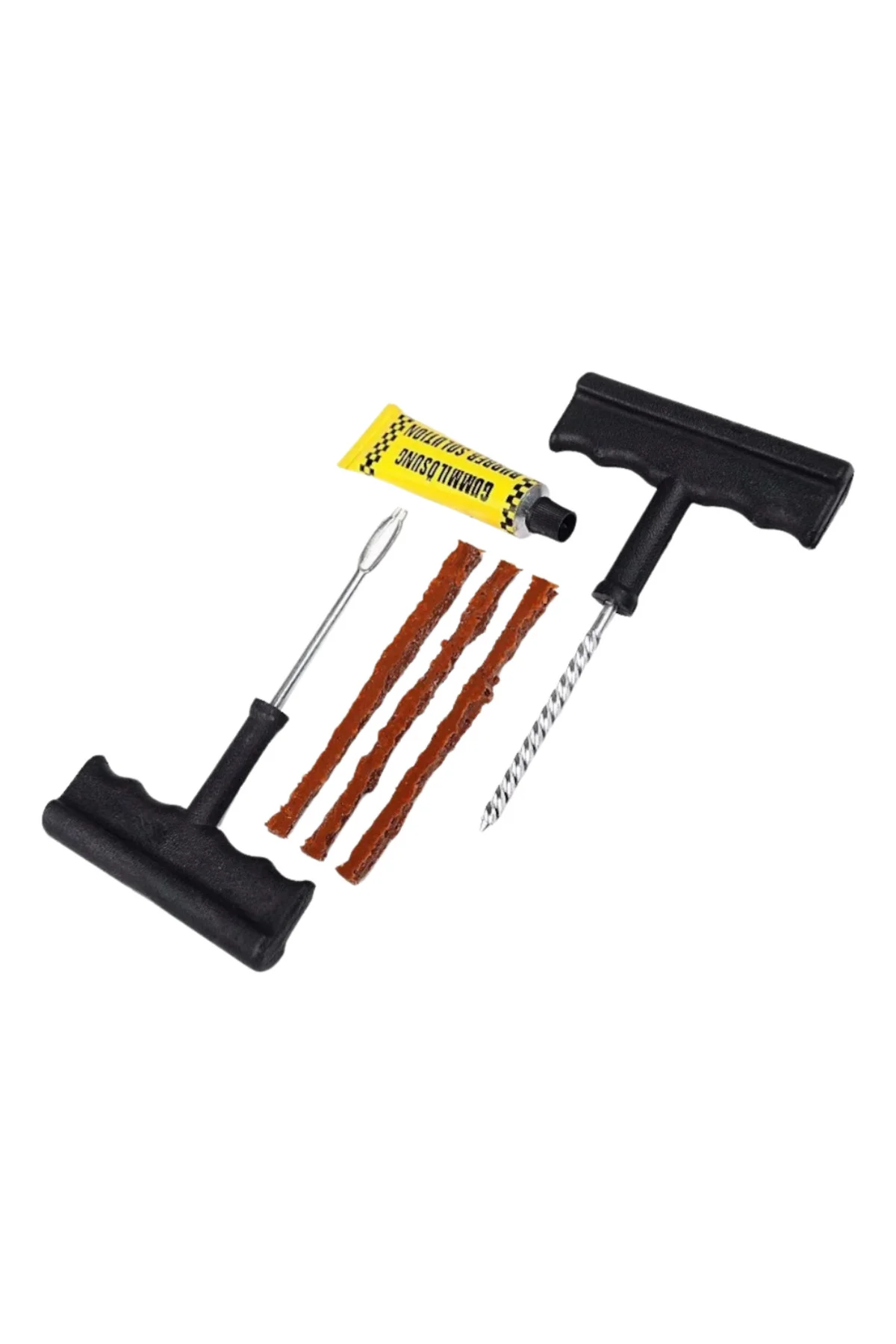 Servise Gerek Kalmadan Patlak Lastik Çözümü 6 Parça Set - Lisinya