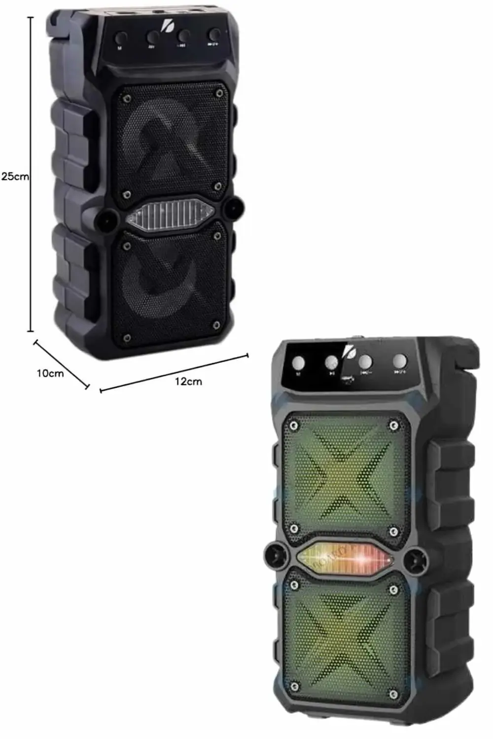 Ses Bombası Kablosuz Bluetooth Hoparlör Çift Çıkışlı Yüksek Ses K