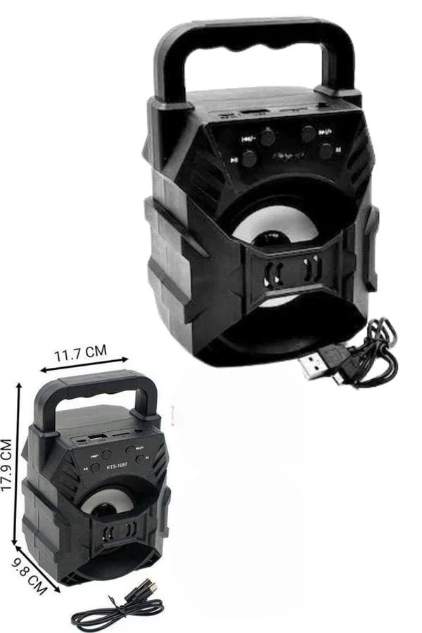 Ses Bombası Taşınabilir Bluetooth Hoparlör 1200mAh USB & TF Kart Uyumlu