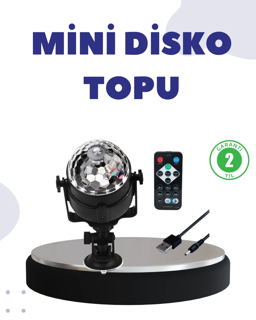 Ses Duyarlı Mini Disko Küre Lamba Fiyatı, Yorumları ve Özellikleri