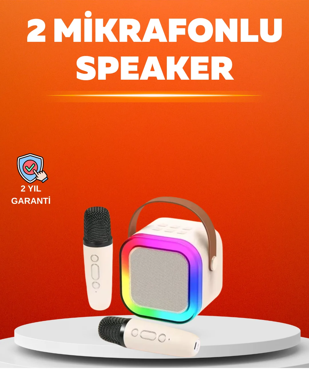Ses Efektli Mikrofonlu Kablosuz Karaoke Sistemi Ses Efektli Mikrofonlu Kablosuz Karaoke Sistemi