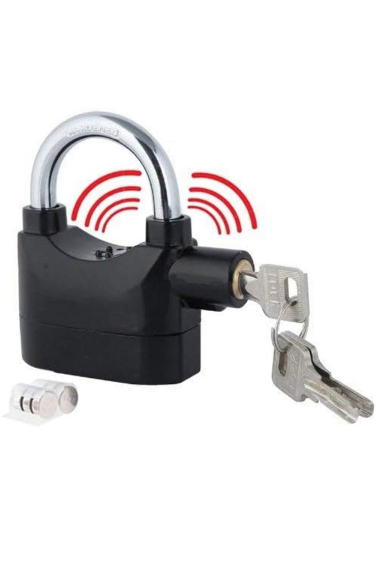 Sesli Alarm Özellikli 110 Desibel Asma Kilit | Hırsızlığa Karşı A