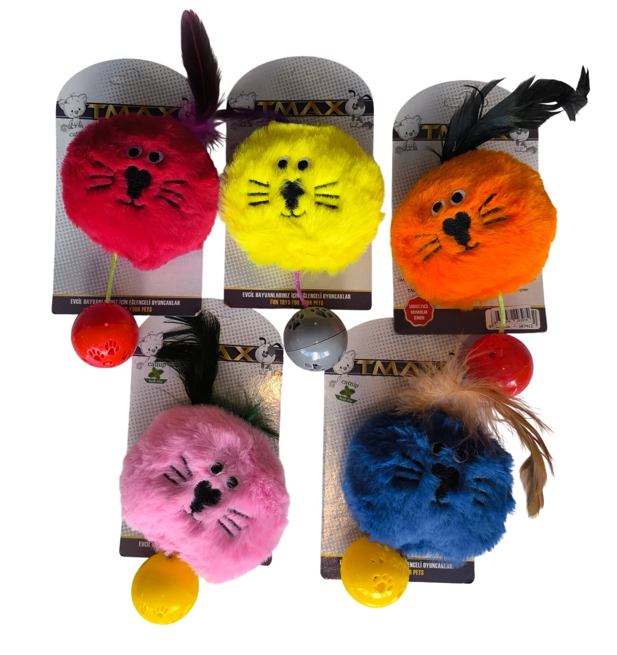 Sesli Catnipli Peluş Kedi Köpek Oyuncağı Çeşitli Renklerde 15 cm Sesli Catnipli Peluş Kedi Köpek Oyuncağı Çeşitli Renklerde 15 cm