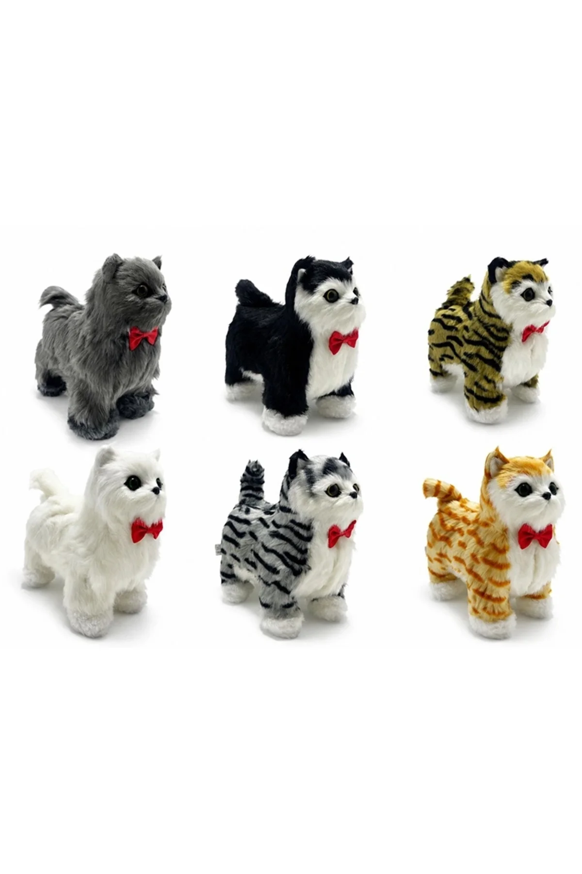 Sesli Hareketli Yürüyen Peluş Kedi Alk3389 Sesli Hareketli Yürüyen Peluş Kedi Alk3389
