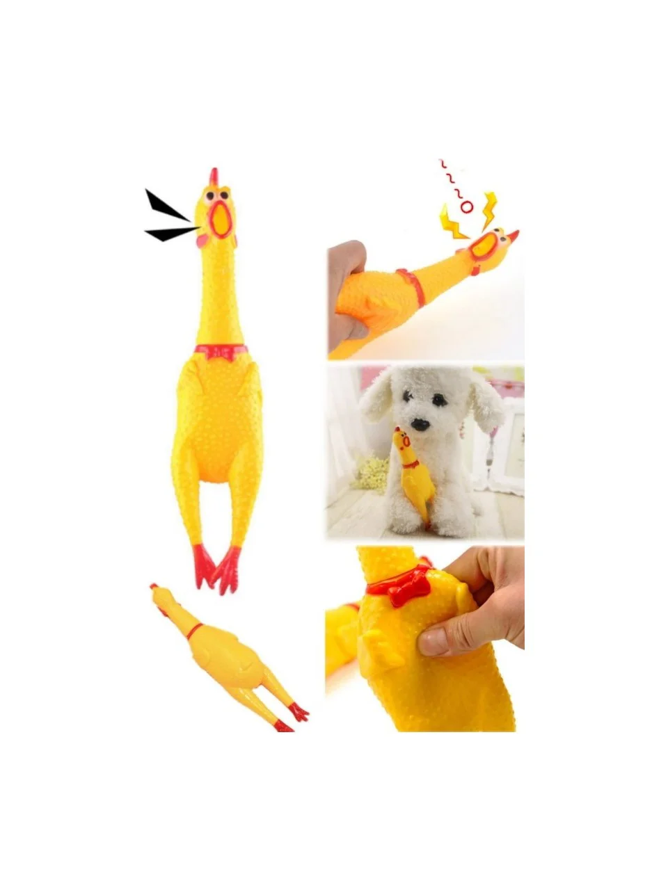 Sesli Horoz Eğlenceli Köpek ve Kediler İçin Sesli Öten Horoz Oyun
