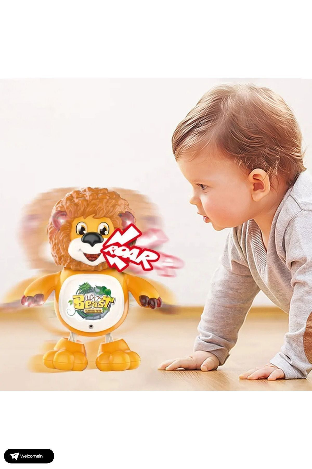 Oyuncak Store Sesli İşikli Hareketli Dans Edebilen Emekleme Aslan