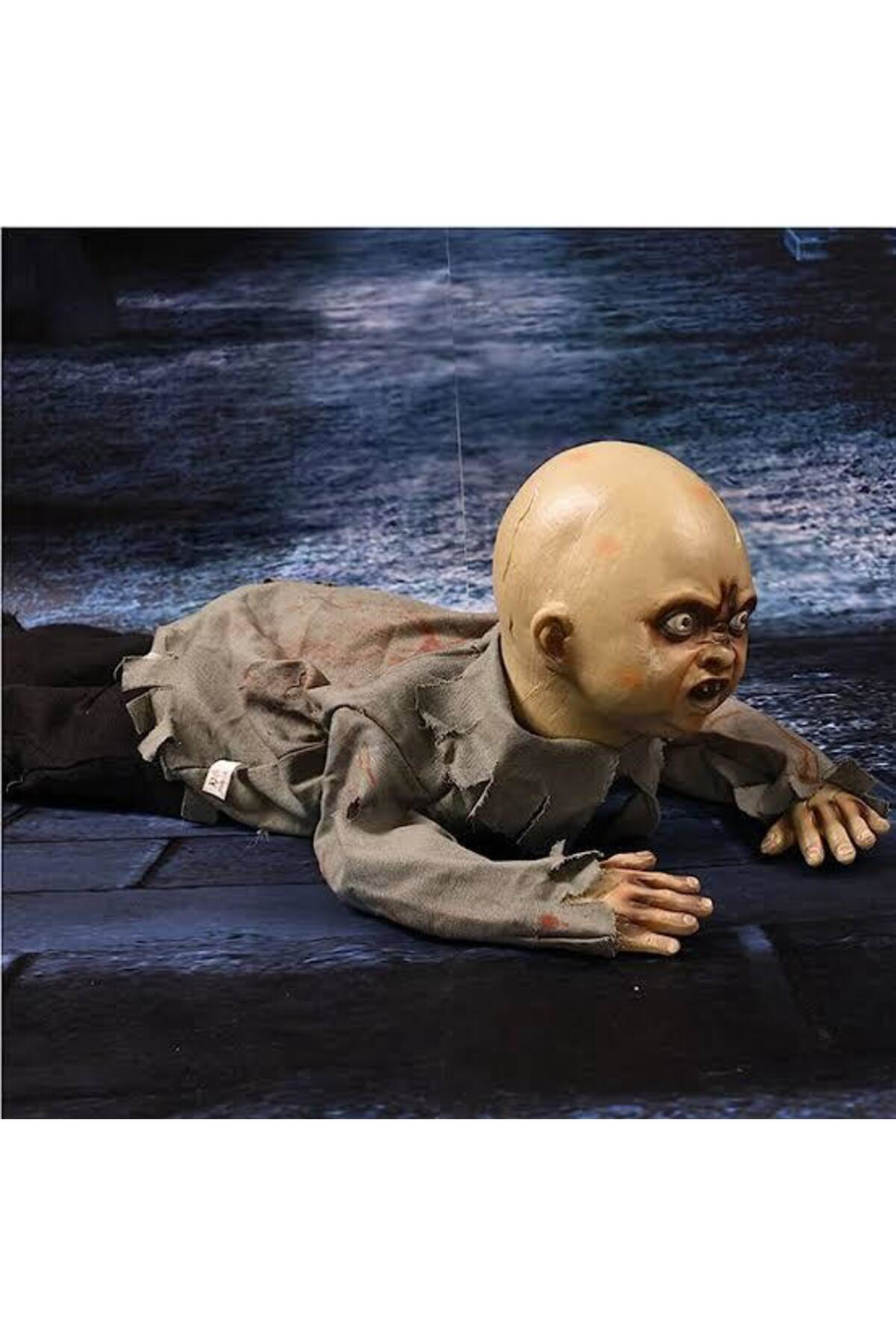 Ok Aksesuar Sesli İşıklı Ve Sensörlü Yerde Emekleyen Hareketli Bebek Hayalet