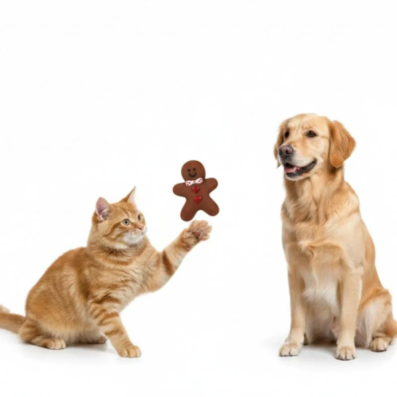 Sesli Köpek Isırma Oyuncağı Bisküvi Adam Modeli Dayanıklı