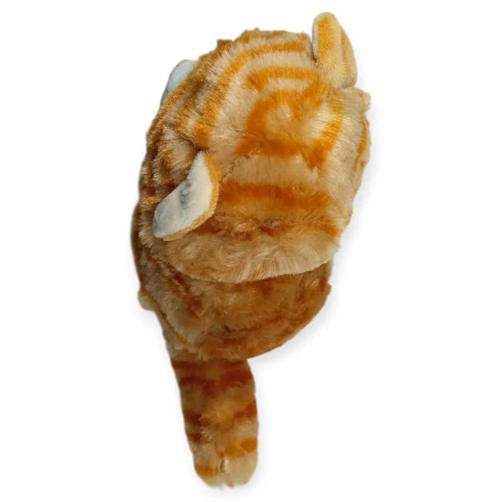 Sesli Peluş Kedi 25 cm - Sarı - 1 ADET