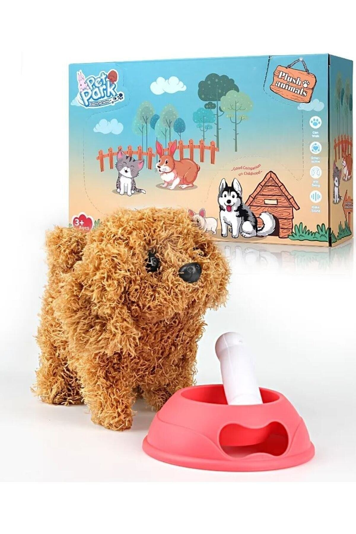 Mega Sesli Ve Hareketli Kahverengi Yavru Köpek