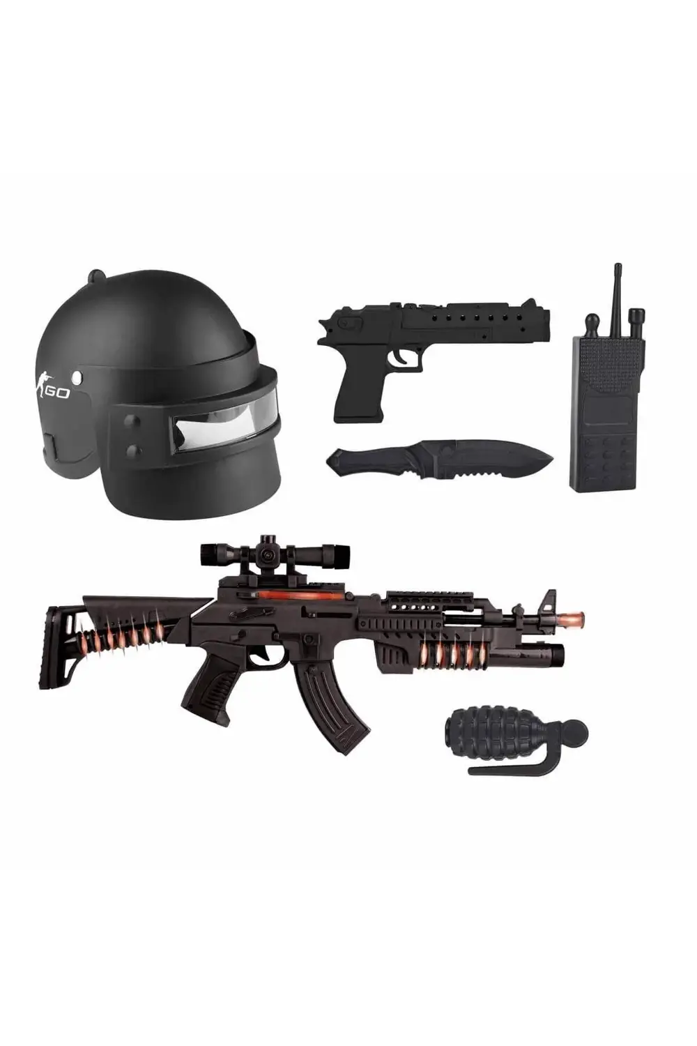 Sesli ve Işıklı CS GO Askeri Oyun Seti ER-120M