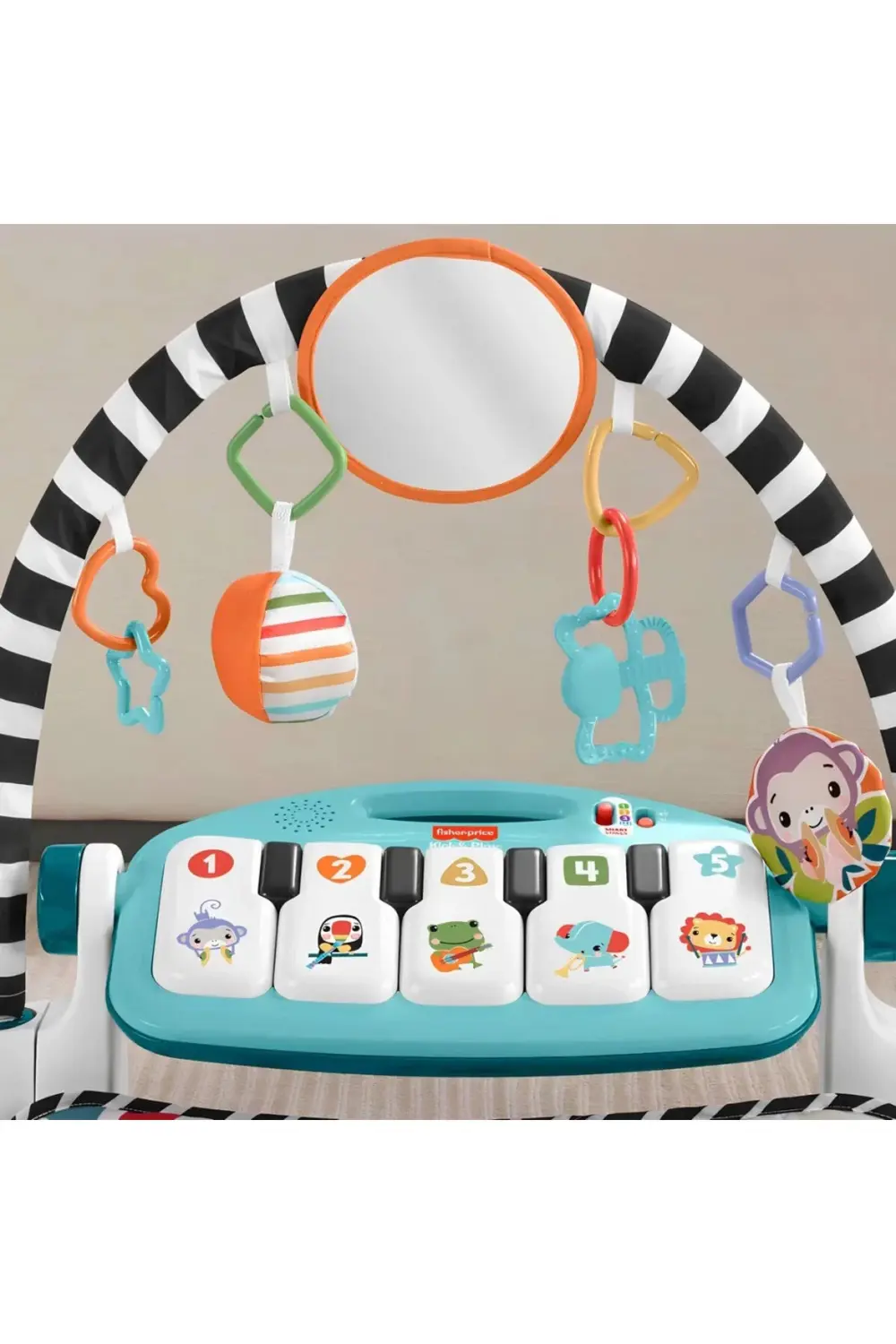 Sesli ve Işıklı Neşeli Hayvanlar Piyanolu Oyun Halısı HWY49