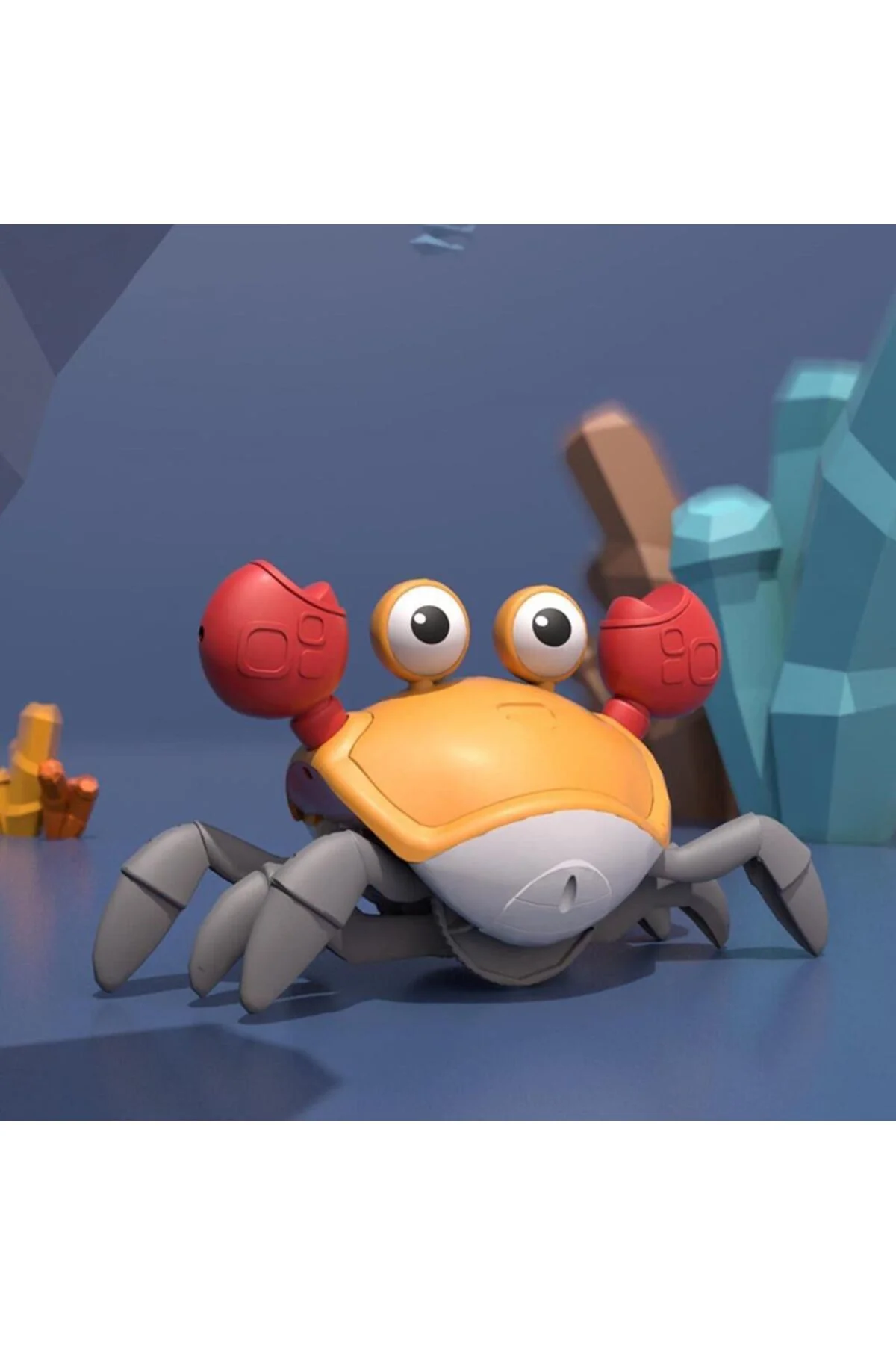 Sesli Ve Işıklı Sensörlü Şarjlı Yengeç Qc-1y