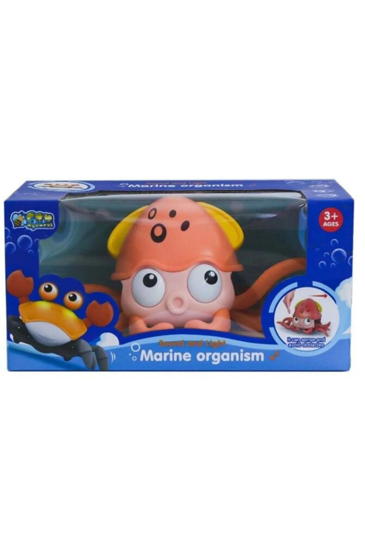 Sesli Ve Işıklı Sensörlü Şarjlı Yengeç Qc-1y