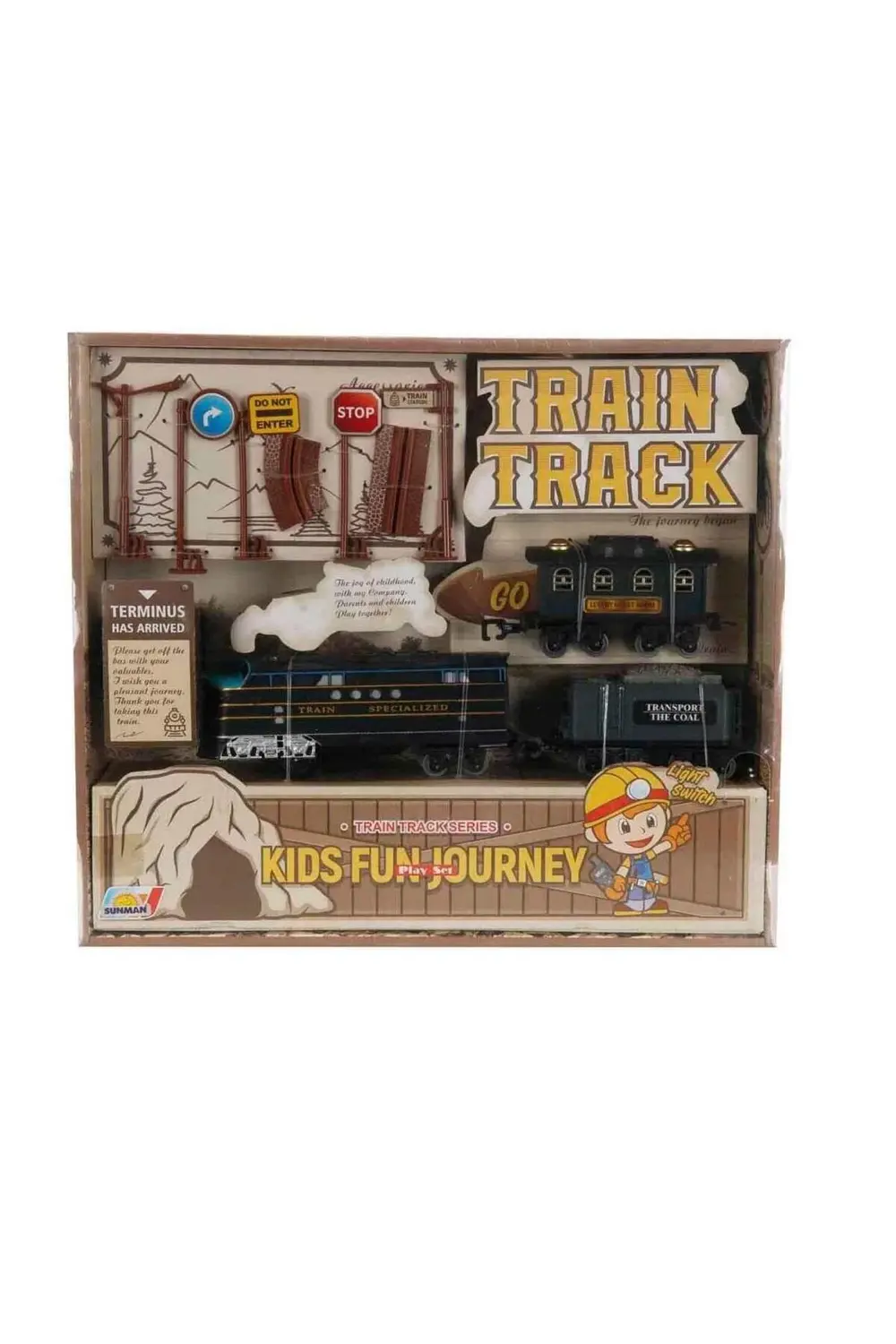 Sesli ve Işıklı Tren Oyun Seti 30 Parça