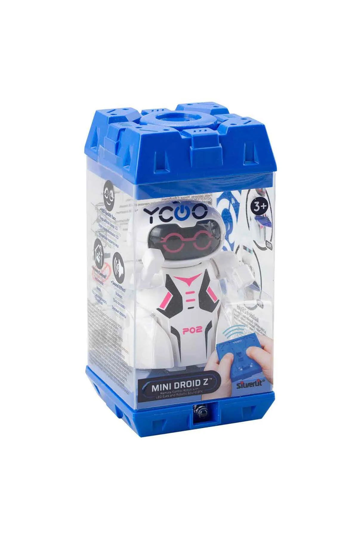 Sesli ve Işıklı Uzaktan Kumandalı Mini Droid Z Robot - P02 Sesli ve Işıklı Uzaktan Kumandalı Mini Droid Z Robot - P02