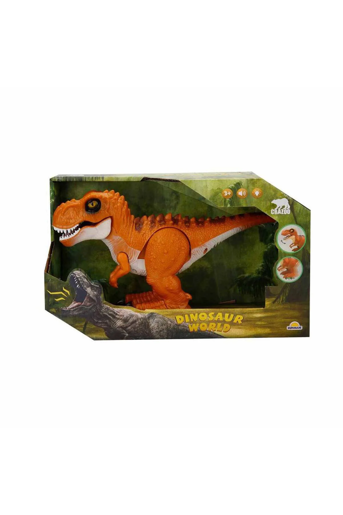 Sesli ve Işıklı Yürüyen Dinozor