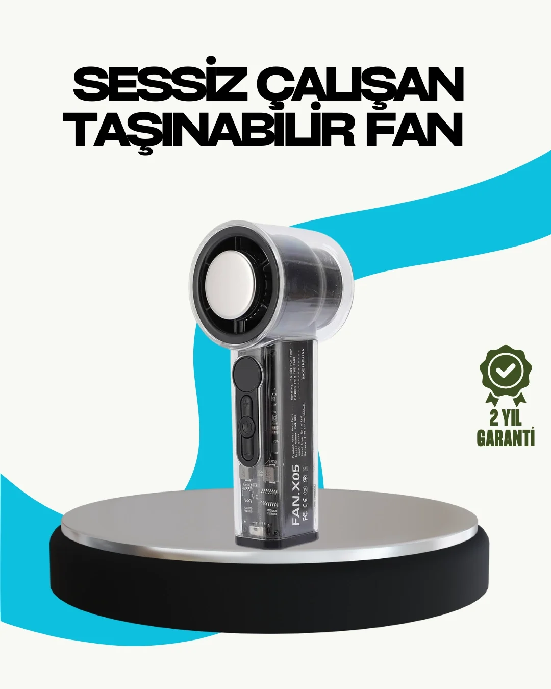 Sessiz Çalışan Taşınabilir Fan | USB Şarjlı ve Kompakt Tasarım Fiyatı, Yorumları ve Özellikleri