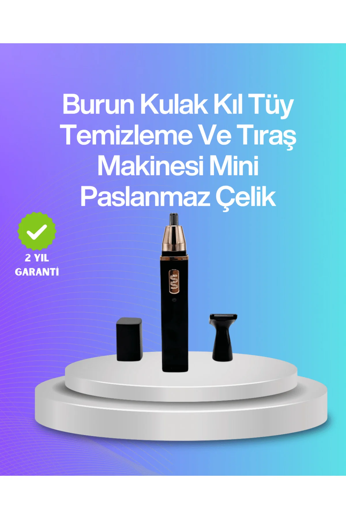 Sessiz çalışan tüy düzeltici burun ve kulak makinesi