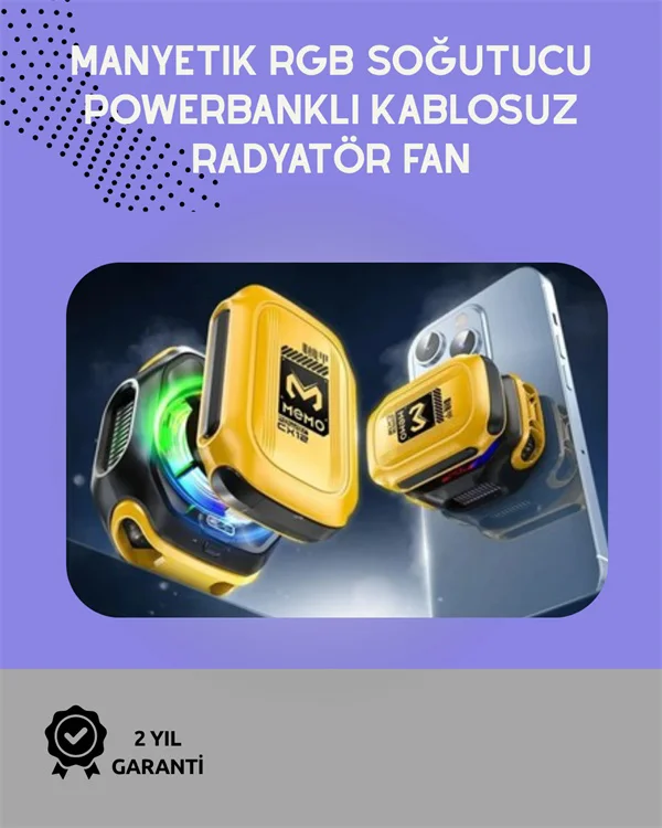 Sessiz Çalışan Yarı İletken Telefon Soğutucu İos Ve Android Uyumlu 10w Güç Diğer