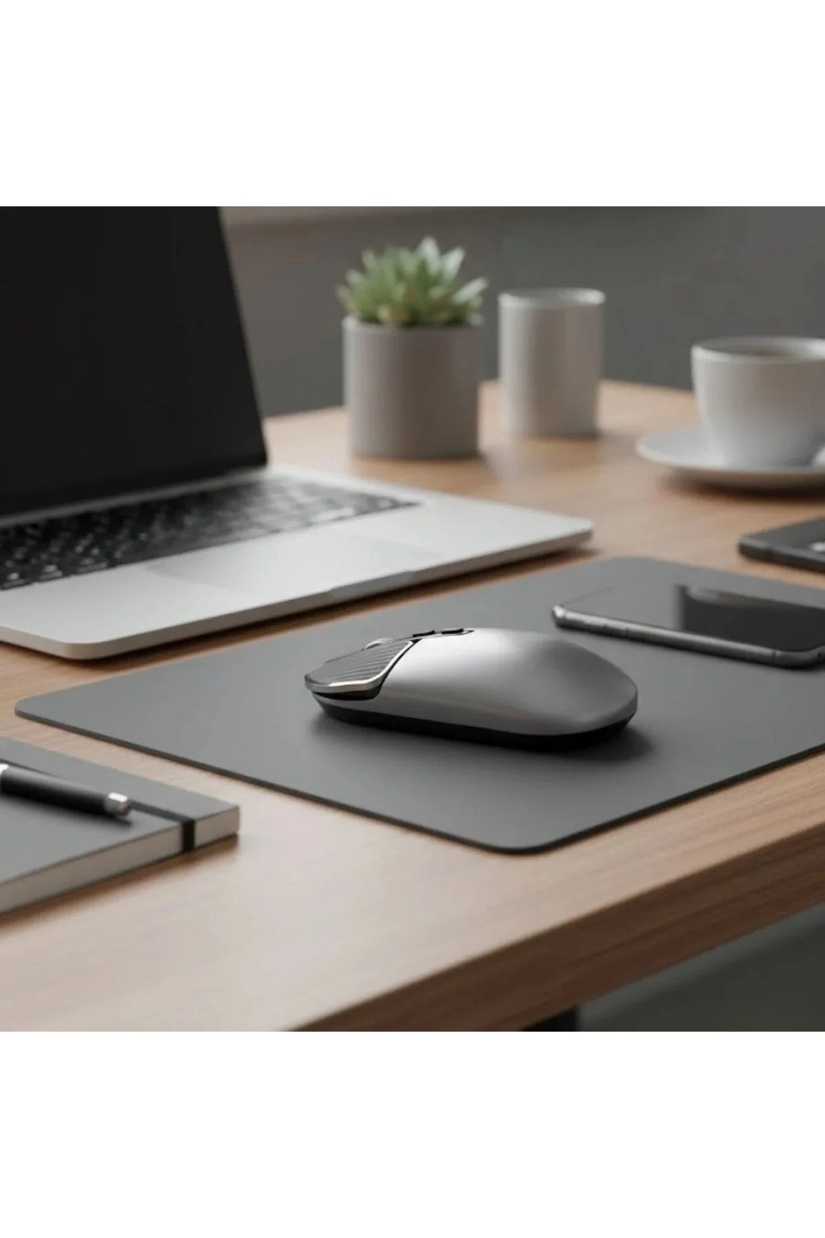Sessiz Kablosuz Mouse – Wireless Optik Mouse, Sessiz Tıklama, Ergonomik Tasarım