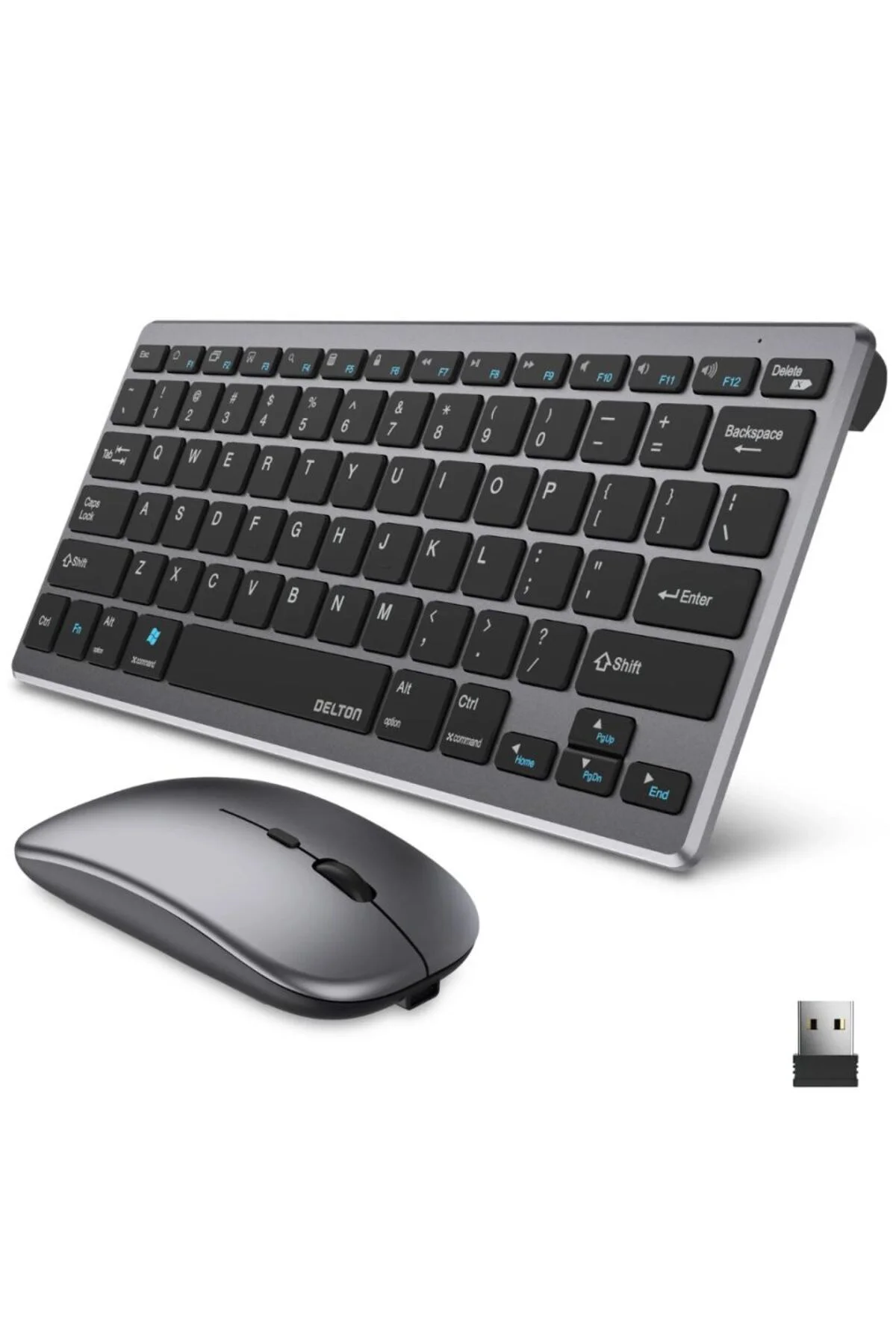 Sessiz Kullanım Sunan Bluetooth Klavye Mouse Seti Çoklu Cihaz Uyu