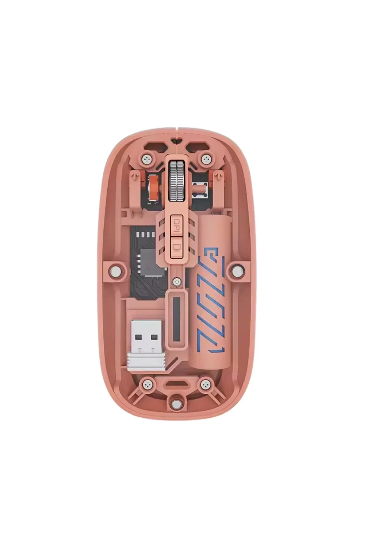 Sessiz Tıklamalı Şeffaf Mouse Bluetooth ve USB Uyumlu Sessiz Tıklamalı Şeffaf Mouse Bluetooth ve USB Uyumlu